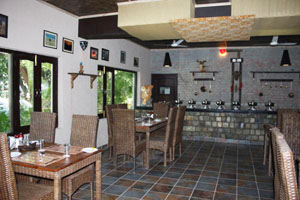 Dining at Kamya Resort Corbett